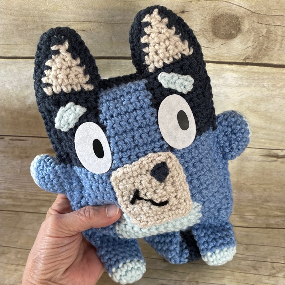 Bluey Character Crochet Handmade Stuffed Toy for Babies & Up